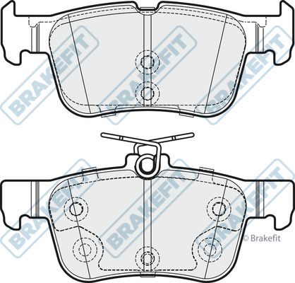 APEC BRAKING Piduriklotsi komplekt,ketaspidur PD3739